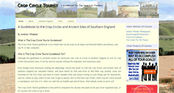 Desktop Screenshot of cropcircletourist.com